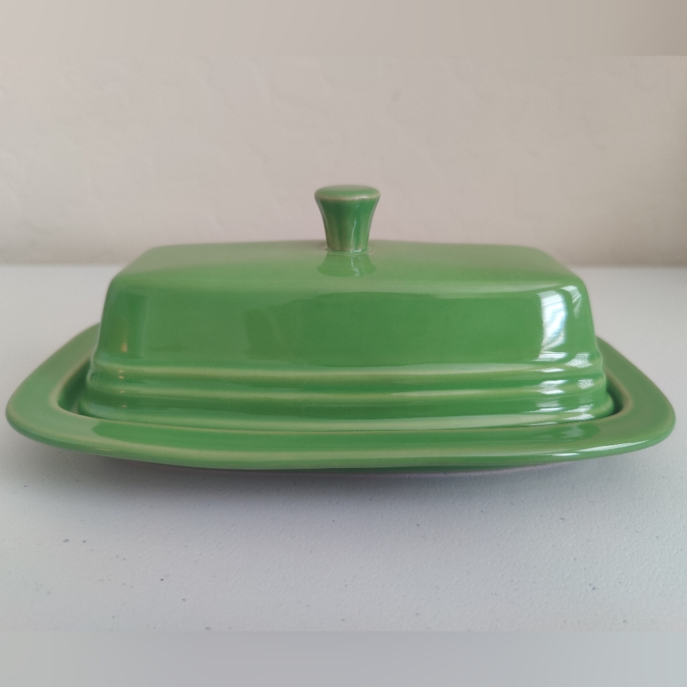 Fiestaware - Butter Dish in Shamrock - 1st Quality, Not a Factory Second